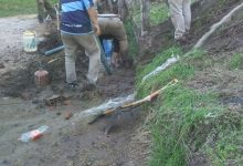 Trabajos en Paso de las Lanzas