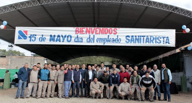 ACTOS POR LOS FESTEJOS DEL DIA DEL TRABAJADOR SANITARISTA