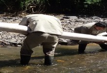 Tareas de conexiones domiciliarias y restauracion de tomas superciciales de agua