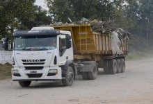 El Gobernador Alperovich  superviso tareas de la  Secretaría de Saneamiento y Mejoramiento Ambiental