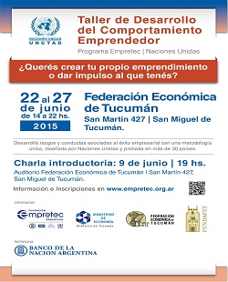 Taller de Desarrollo del Comportamiento Emprendedor