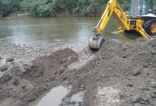 trabajos en la mejora del servicio de agua potable en Yanima-La Cocha