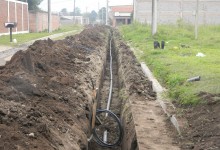 La DAU realiza obras de agua y cloacas en capital