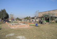 Avanza la construccion de una nueva plaza en Francisco de Aguirre y Paso de los Andes