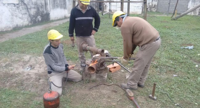 Trabajos de mantenimiento en posos de agua por parte del SePAPyS