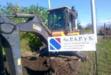 El SePAPyS continua realizando obras en el interior de la provincia