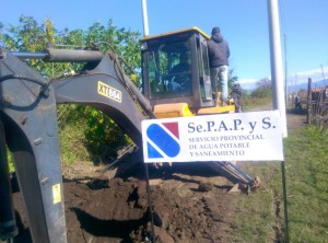 El SePAPyS continua realizando obras en el interior de la provincia