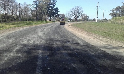 DPV | Se repavimentó un sector de la ruta 338