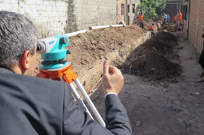 Ente de Infraestructura Comunitaria | Red de cloacas en barrio Juan Pablo II