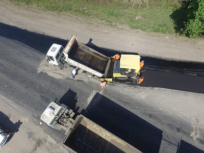 DPV | Tareas de repavimentacion en la Ruta Provincial N° 321