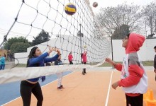 Ente de Infraestructura Comunitaria | Obras y entregas en un espacio deportivo en Barrio Echeverria