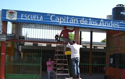 Construcciones Escolares | Trabajos en la Escuela Capitán de los Andes