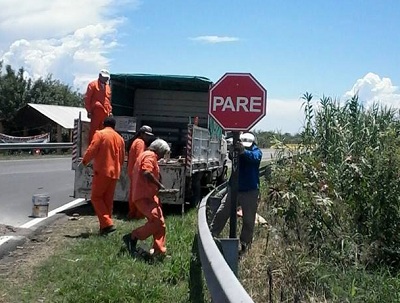 DPV | Continuan las obras de Vialidad sobre la Ruta Provincial N° 321