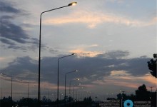 DAU | Obra de recuperación del alumbrado público en la autopista de circunvalación