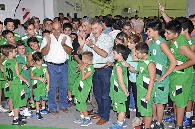 Ente de Infraestructura | Inauguración de dos canchas en el Club Avellaneda Central