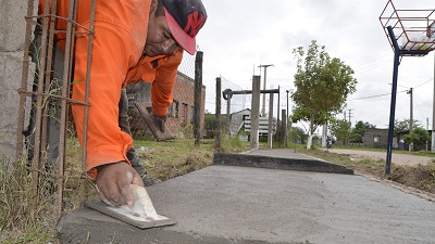 Ente de Infraestructura Comunitaria | Construcción de veredas comunitarias en Barrio Ampliación Federal