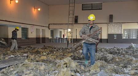 Construcciones Escolares | Refaccionan el techo de la escuela Patricias Argentinas