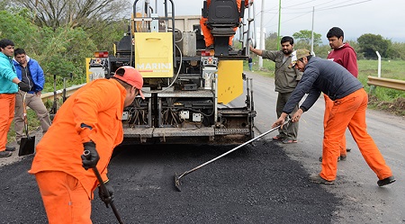 DPV | Mejoran los accesos a Tafi Viejo con obras de repavimentación