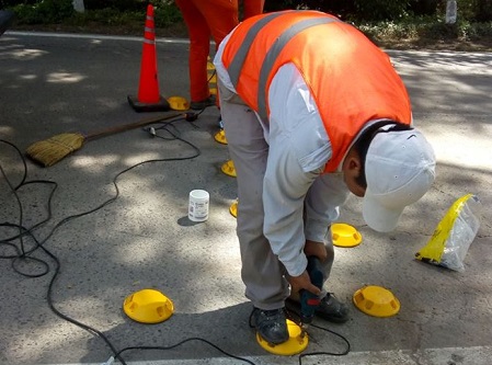 DPV | Instalacion de reductores de velocidad en El Corte