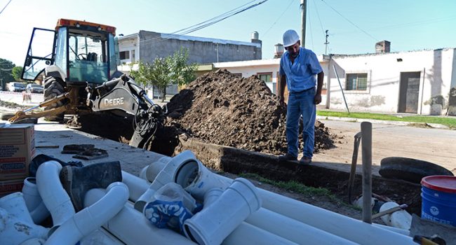 La SAT mejora el servicio de cloacas en el barrio Almafuerte