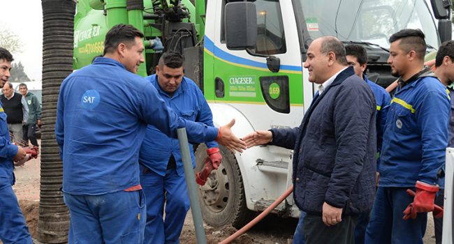 SAT | Renuevan la red cloacal en el Barrio Juan XXIII