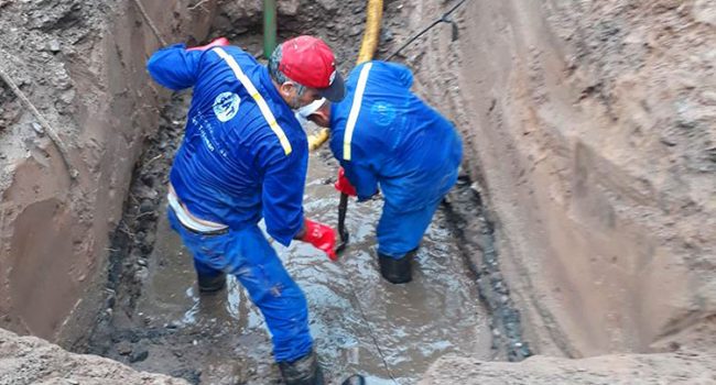 SAT | Continuan los trabajos intensamente en el sector oeste de la ciudad