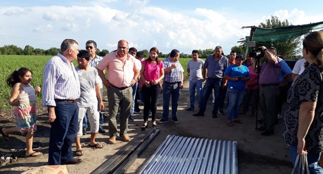 El Gobierno brindó asistencia a damnificados por la lluvia