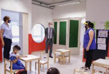 Autoridades educativas visitaron la Escuela de Nivel Inicial Lucas A. Córdoba