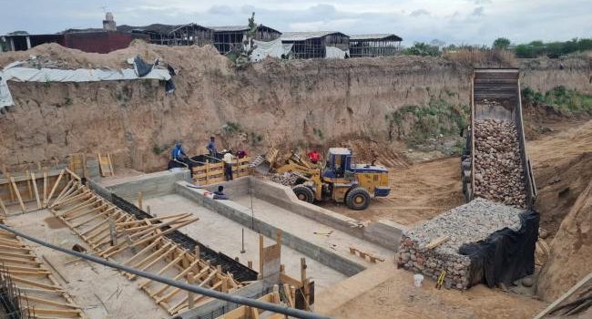 Alto El Puesto | Concretan obra hídrica para proteger caminos rurales