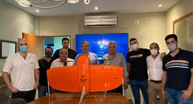 Catastro incorporó un drone de alas fijas con despegue y aterrizaje vertical