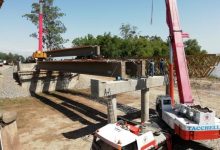 Avanzan las obras en el puente de la Ruta 323